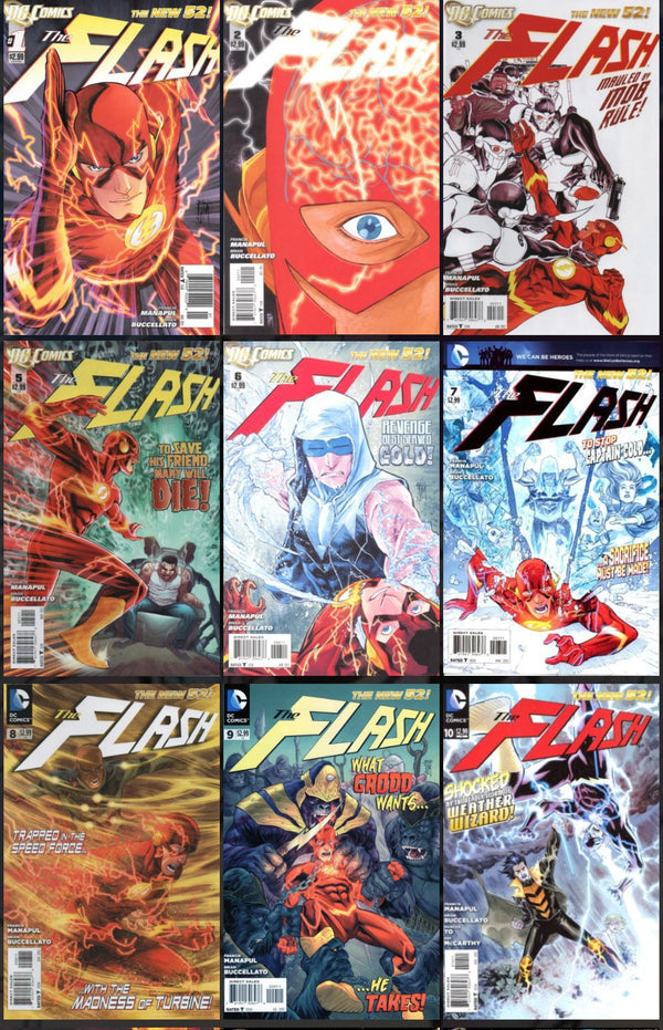 Flash Vol. 4 | 10 Comics Set | #4 is Missing | Issues 1-11