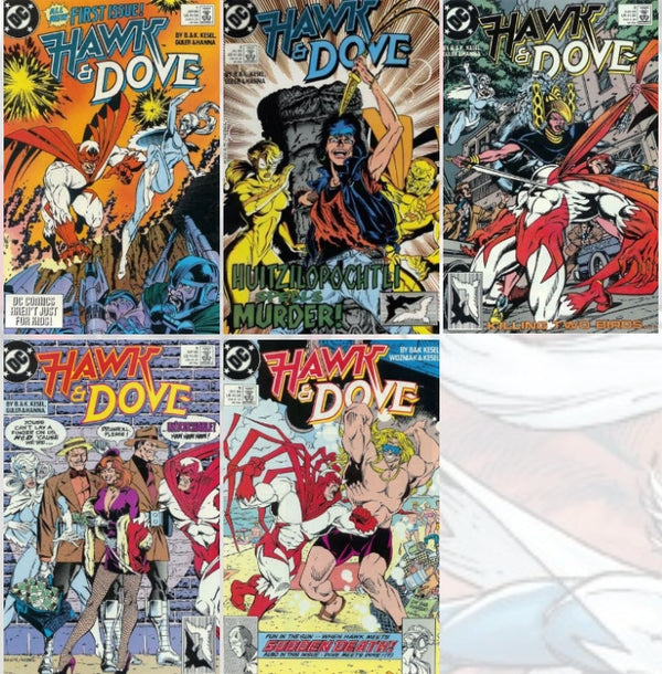Hawk & Dove | Set of 1-5 Comics