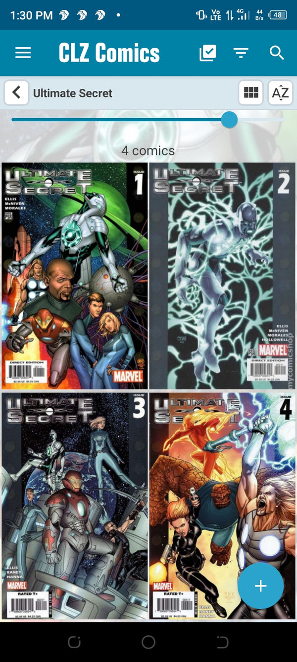 ultimate secret | set of 1-4  comics