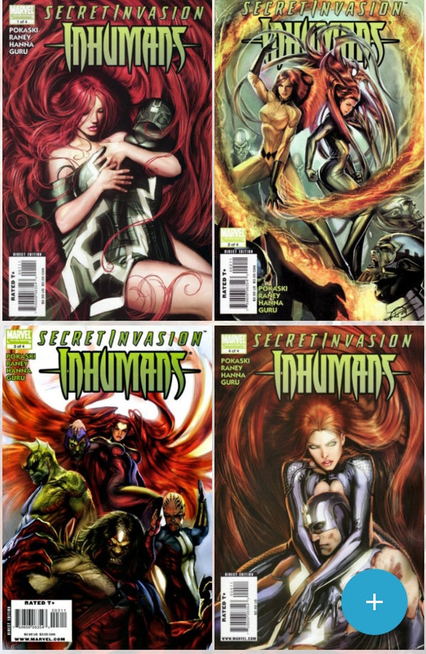 Secret invashion inhumans | set of 1-4 Comics