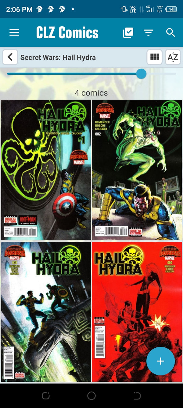 Secret Wars  Hail Hydra | set of 1-4 comics