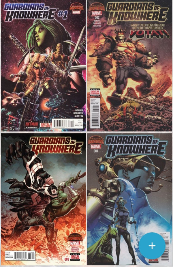 Guardians of knowere | set of 1-4 Comics
