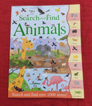 Search and Find ANIMALS,  Paperback Activity Story Books | Condition: Pre Loved
