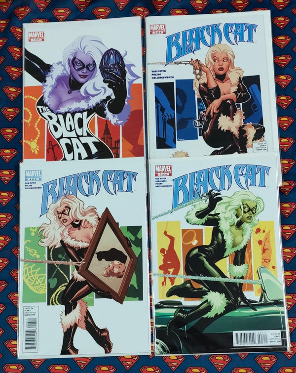 Black Cat | Complete Issue 1 to 4 | Set of 4 Comics | Pub: Marvel Comics