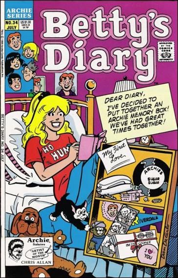 Betty's Diary  |  Issue#34A | Year:1990 | Series: Archie | Pub: Archie Comic Publications | Direct Edition