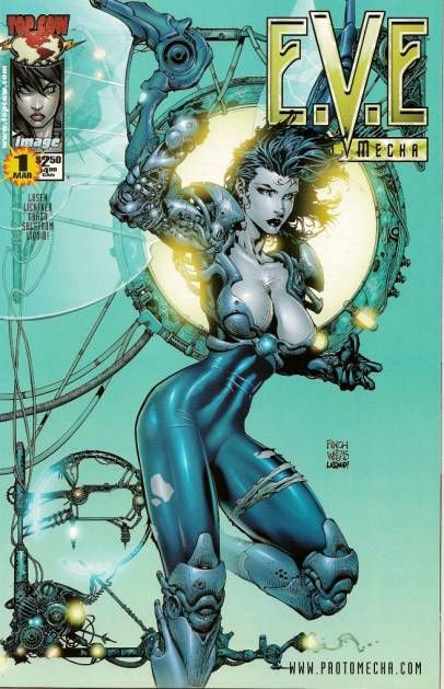 E.V.E. Protomecha  |  Issue#1B | Year:2000 | Series:  | Pub: Image Comics | Variant Cover