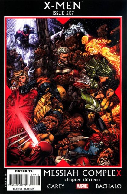 X-Men, Vol. 1 Messiah Complex - Chapter Thirteen |  Issue#207A | Year:2008 | Series: X-Men | Pub: Marvel Comics | David Finch Regular