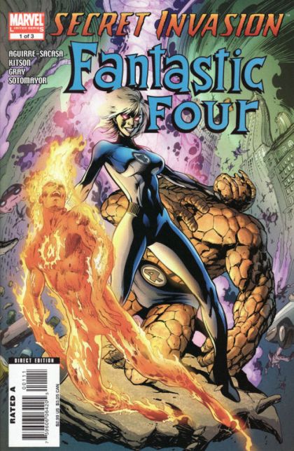 Secret Invasion: Fantastic Four Secret Invasion - No One Gets Back Alive!, Part 1: Negative Energy |  Issue#1A | Year:2008 | Series: Secret Invasion | Pub: Marvel Comics |