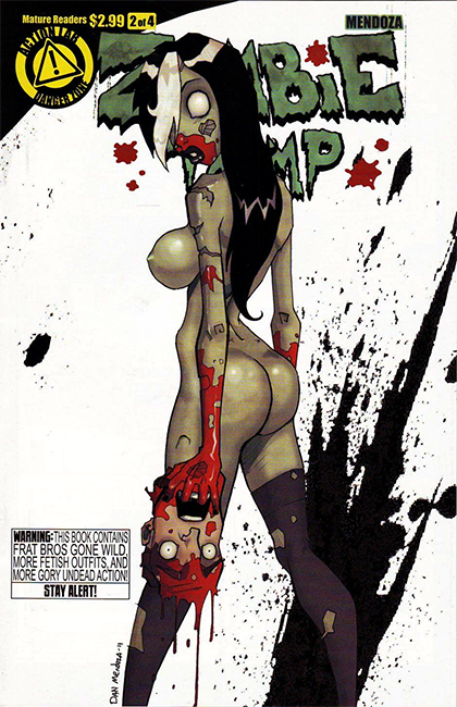 Zombie Tramp, Vol. 2  |  Issue#2B | Year:2014 | Series:  | Pub: Action Lab Comics | Dan Mendoza Cover - Risqué