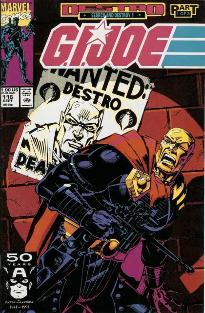 G.I. Joe: A Real American Hero (Marvel) Destro Search and Destroy!, Part 1: Destro Must Die! |  Issue#116A | Year:1991 | Series: G.I. Joe | Pub: Marvel Comics |