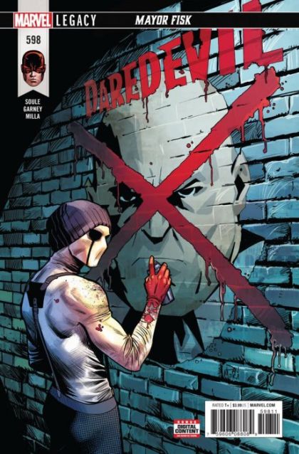 Daredevil, Vol. 5 Mayor Fisk |  Issue#598A | Year:2018 | Series: Daredevil | Pub: Marvel Comics | Dan Mora Regular