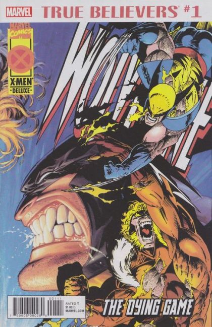 True Believers: Wolverine - Dying Game The Dying Game |  Issue#1 | Year:2018 | Series:  | Pub: Marvel Comics | Reprinting Wolverine (1988) #90 Rated T