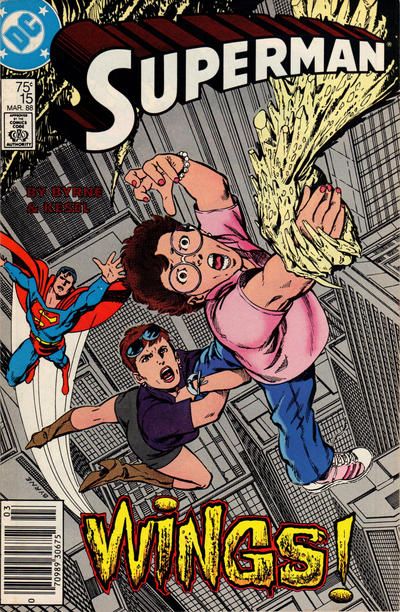 Superman, Vol. 2 Wings |  Issue#15B | Year:1988 | Series: Superman | Pub: DC Comics | Newsstand Edition