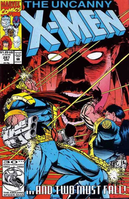 Uncanny X-Men, Vol. 1 Bishop To King's Five! |  Issue#287A | Year:1992 | Series: X-Men | Pub: Marvel Comics | Direct Edition