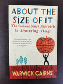 About the Size of It by Warwick Cairns | Genre: Popular Science / Mathematics
