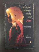 All That Is Solid Melts into Air by Marshall Berman | Genre: Social Criticism