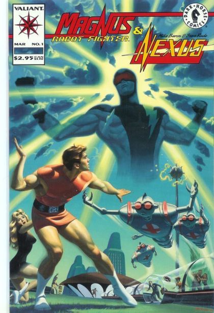 Magnus, Robot Fighter & Nexus The Gift Horse, Part 1 |  Issue#1 | Year:1994 | Series: Magnus Robot Fighter & Nexus | Pub: Valiant Comics and Dark Horse Comics |