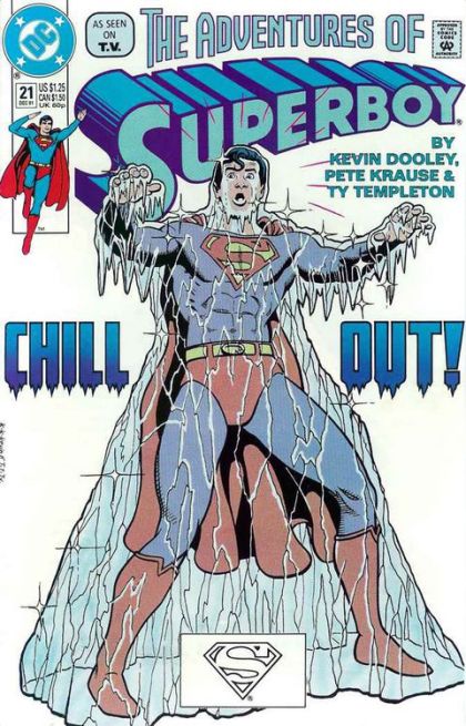 Superboy, Vol. 2 Fire And Ice |  Issue#21A | Year:1991 | Series: Superboy | Pub: DC Comics | Direct Edition