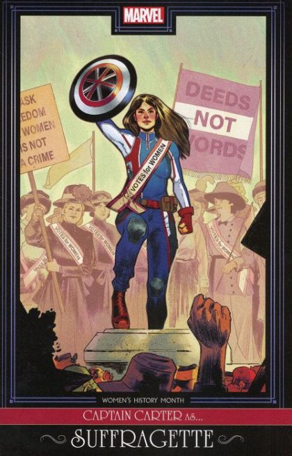 Captain Carter  |  Issue#1E | Year:2022 | Series:  | Pub: Marvel Comics | Sara Pichelli Womens History Month Cover