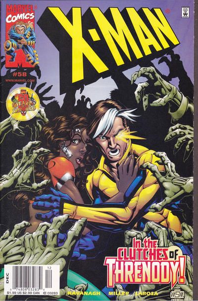 X-Man The Heart of Darkness |  Issue#58B | Year:1999 | Series: X-Men | Pub: Marvel Comics | Newsstand Edition