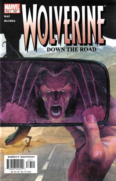 Wolverine, Vol. 2 Down The Road |  Issue#187A | Year:2003 | Series: Wolverine | Pub: Marvel Comics | 0