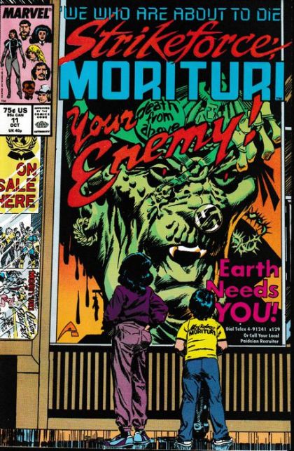 Strikeforce: Morituri The Cure |  Issue#11 | Year:1987 | Series: Strikeforce: Morituri | Pub: Marvel Comics |