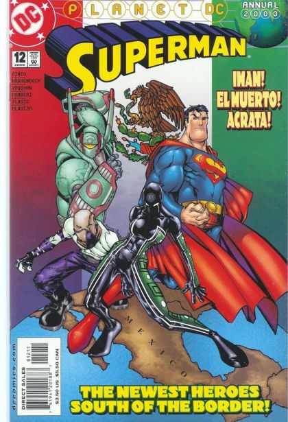 Superman, Vol. 2 Annual Planet DC - Whispers Of The Earth / Justice Across The Border |  Issue#12A | Year:2000 | Series: Superman | Pub: DC Comics | Direct Edition