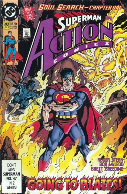 Action Comics, Vol. 1 Soul Search - Part 1: Going To Blazes |  Issue#656A | Year:1990 | Series:  | Pub: DC Comics | Direct Edition