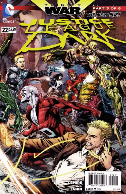 Justice League Dark, Vol. 1 Trinity War - Chapter Three: House of Cards |  Issue#22A | Year:2013 | Series: Justice League | Pub: DC Comics | Ivan Reis Regular Cover