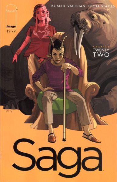 Saga Chapter Twenty-Two |  Issue#22 | Year:2014 | Series:  | Pub: Image Comics | Fiona Staples Regular Cover