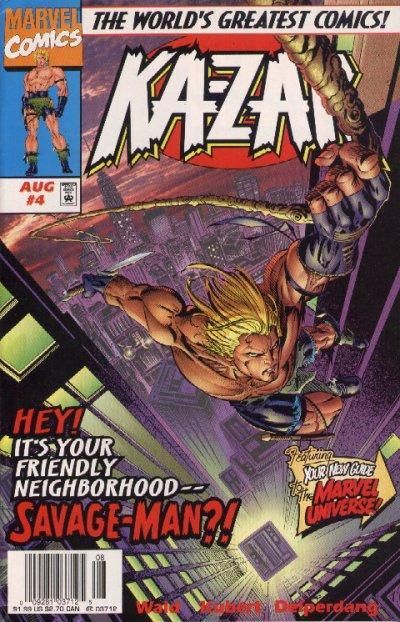 Ka-Zar, Vol. 4 The Concrete Jungle |  Issue#4B | Year:1997 | Series: Ka-Zar | Pub: Marvel Comics | Newsstand Edition