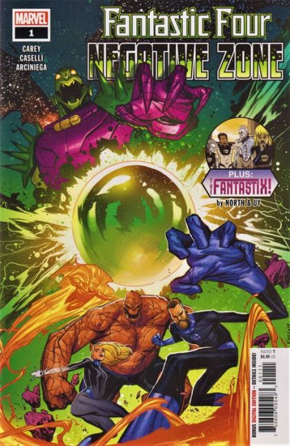Fantastic Four: Negative Zone "Ethical Dilemmas in Modern Science" / "What Are the Fantastix For?" |  Issue#1A | Year:2019 | Series:  | Pub: Marvel Comics | Regular Kim Jacinto Cover