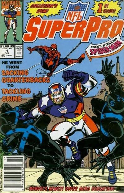 NFL SuperPro You Bet Your Life |  Issue#1B | Year:1991 | Series:  | Pub: Marvel Comics | Newsstand Edition