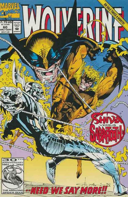 Wolverine, Vol. 2 Counting Coup |  Issue#60A | Year:1992 | Series: Wolverine | Pub: Marvel Comics | Direct Edition