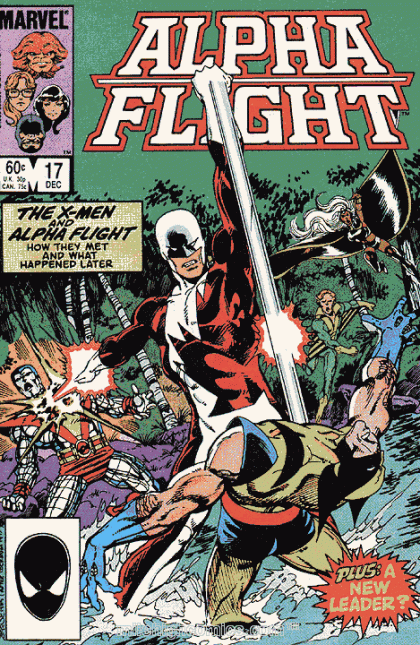 Alpha Flight, Vol. 1 Dreams Die Hard... |  Issue#17A | Year:1984 | Series: Alpha Flight | Pub: Marvel Comics | Direct Edition