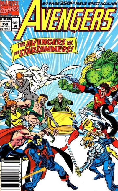 The Avengers, Vol. 1 Repercussions |  Issue#350B | Year:1992 | Series: Avengers | Pub: Marvel Comics | Giant-Size - Newsstand Edition