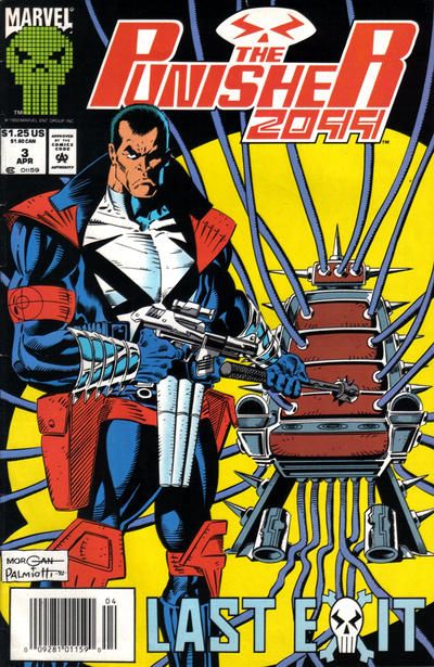 Punisher 2099, Vol. 1 Last Exit From the Bronx |  Issue#3B | Year:1993 | Series: Punisher | Pub: Marvel Comics | Newsstand Edition