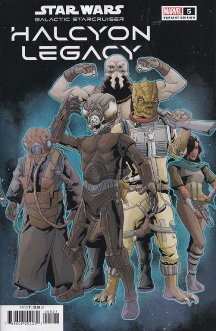 Star Wars: Halcyon Legacy The Path of the Sungrazer |  Issue#5B | Year:2022 | Series: Star Wars | Pub: Marvel Comics | Will Sliney Connecting Variant