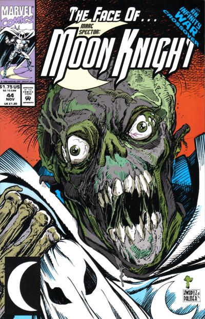 Marc Spector: Moon Knight Infinity War - The End Has Just Begun... |  Issue#44A | Year:1992 | Series: Moon Knight | Pub: Marvel Comics | Direct Edition