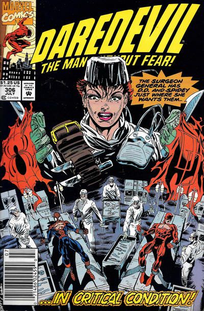 Daredevil, Vol. 1 Emergency Procedure |  Issue#306B | Year:1992 | Series: Daredevil | Pub: Marvel Comics | Newsstand Edition