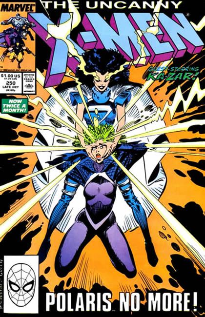 Uncanny X-Men, Vol. 1 Shattered Star, The Shattered Star |  Issue#250A | Year:1989 | Series: X-Men | Pub: Marvel Comics |