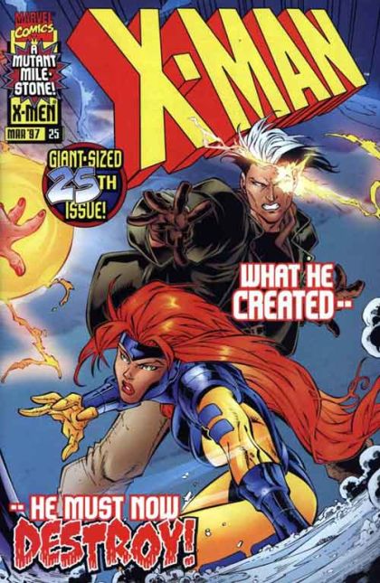 X-Man Closer To The Flame |  Issue#25A | Year:1997 | Series: X-Men | Pub: Marvel Comics | Direct Edition