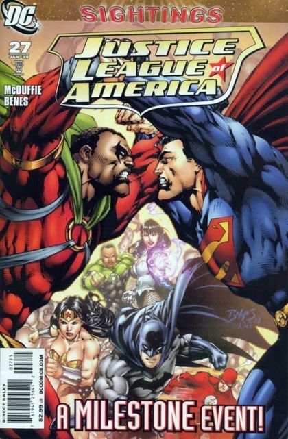 Justice League of America, Vol. 2 Sightings - Welcome to Sundown Town, Chapter 1: Be Careful What You Wish for... |  Issue#27 | Year:2008 | Series: Justice League | Pub: DC Comics | Regular Ed Benes Cover