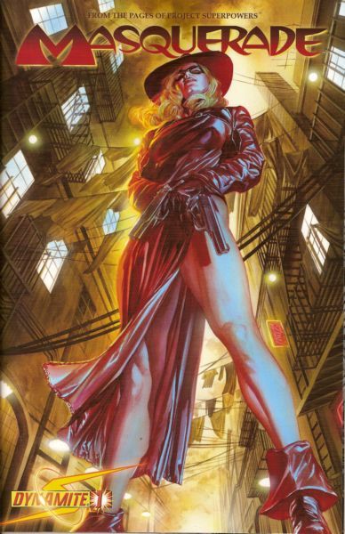 Masquerade Running Blind |  Issue#1A | Year:2009 | Series: Project Superpowers | Pub: Dynamite Entertainment | Alex Ross Regular Cover