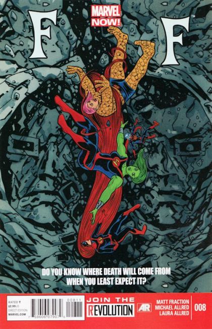 FF, Vol. 2 You Can't Go Home Again |  Issue#8A | Year:2013 | Series: Fantastic Four | Pub: Marvel Comics | Michael Allred Regular Cover