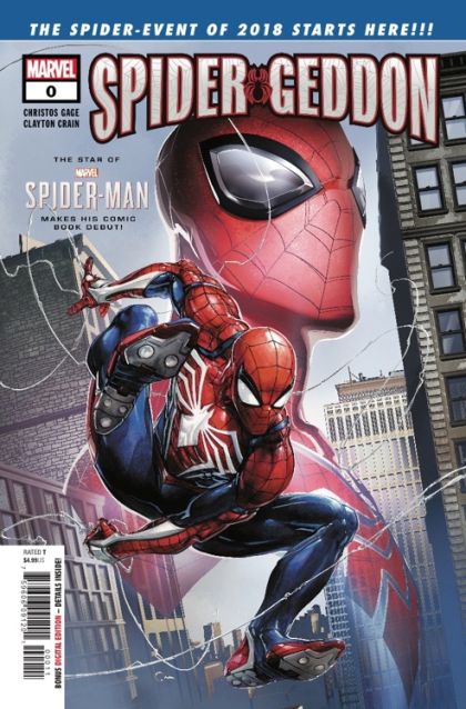 Spider-Geddon New Players / Check In |  Issue#0A | Year:2018 | Series:  | Pub: Marvel Comics | Clayton Crain Regular