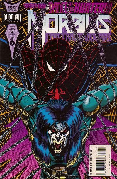 Morbius: The Living Vampire, Vol. 1 Dance Of The Hunter, Part 2: Deceptions |  Issue#22 | Year:1994 | Series: Midnight Sons | Pub: Marvel Comics |