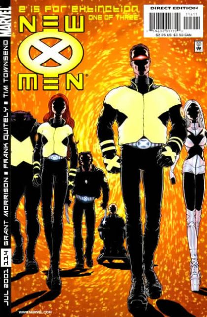 X-Men, Vol. 1 E is for Extinction, Part 1 |  Issue#114A | Year:2001 | Series: X-Men | Pub: Marvel Comics | Frank Quitely Regular