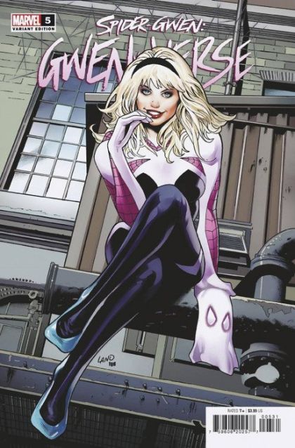 Spider-Gwen: Gwenverse  |  Issue#5C | Year:2022 | Series:  | Pub: Marvel Comics | Greg Land Homage Variant