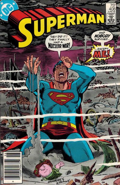 Superman, Vol. 1 The Day The Earth Died |  Issue#408B | Year:1985 | Series: Superman | Pub: DC Comics | Newsstand Edition